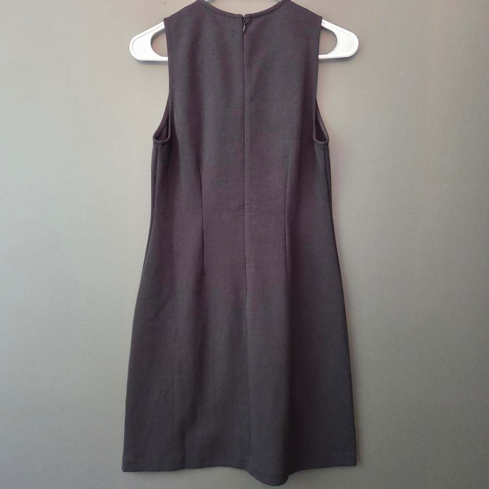 NEW Everlane The Dream Shift Dress Black Sleeveless Mini Cotton Modal Small LBD - Picture 4 of 10